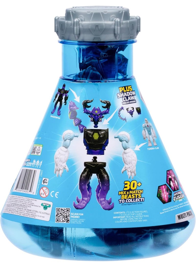 مستر بيست لاب مجموعة Hybrids المتعددة – شخصيات أكشن قابلة للمزج والمطابقة مع أجزاء تنين النمر الذهبي، شخصيات 4 بوصة قابلة للجمع، ألعاب تركيب إبداعية للأطفال - Image 3